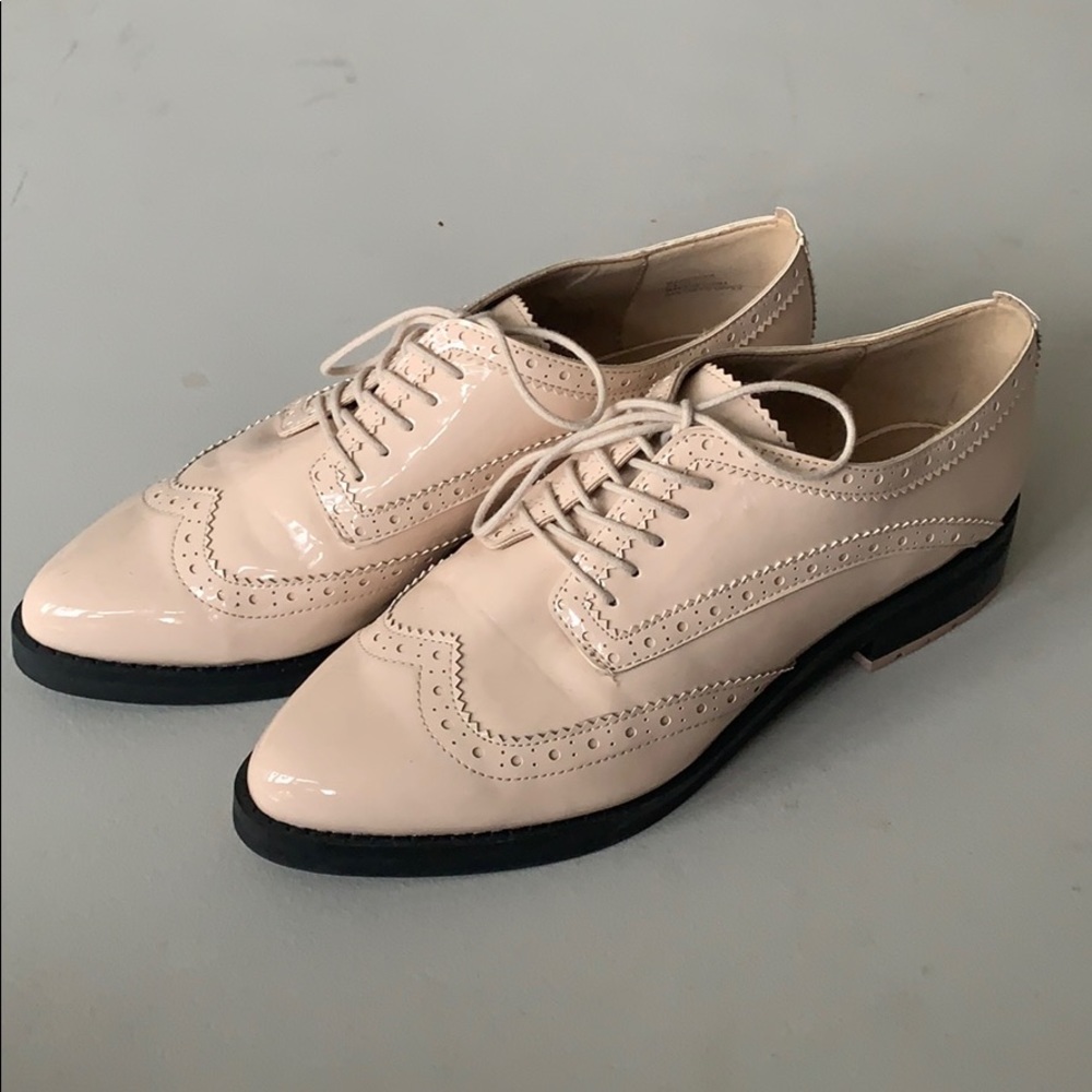 Gunmetal TJ Maxx Blush Oxfords - 9.5